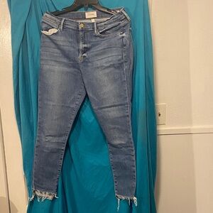 Frame Denim Women's Light Blue Ankle Jeans